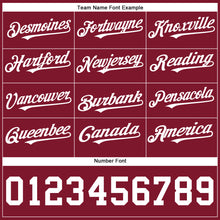 Загрузить изображение в средство просмотра галереи, Custom Crimson White Authentic Baseball Jersey