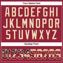 Charger l'image dans la galerie, Custom Crimson Vintage USA Flag-City Cream Performance T-Shirt