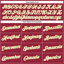 Laden Sie das Bild in den Galerie-Viewer, Custom Crimson White-Old Gold Performance T-Shirt