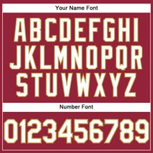 Laden Sie das Bild in den Galerie-Viewer, Custom Crimson White-Old Gold Performance T-Shirt