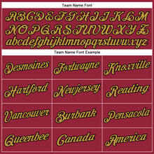 Load image into Gallery viewer, Custom Crimson Old Gold-Black Performance T-Shirt