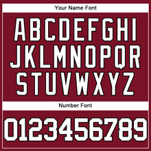 Charger l'image dans la galerie, Custom Crimson White-Black Authentic Baseball Jersey