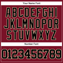 Charger l'image dans la galerie, Custom Crimson Black-City Cream Authentic Baseball Jersey