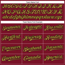 Charger l'image dans la galerie, Custom Crimson Old Gold-Black Authentic Baseball Jersey