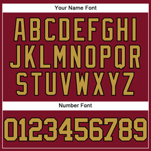 Charger l'image dans la galerie, Custom Crimson Old Gold-Black Authentic Baseball Jersey