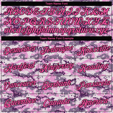 Загрузить изображение в средство просмотра галереи, Custom Women's Camo Pink-Black Salute To Service V-Neck Cropped Baseball Jersey