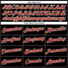 Laden Sie das Bild in den Galerie-Viewer, Custom Women's Black Kelly Green Red-White V-Neck Cropped Baseball Jersey