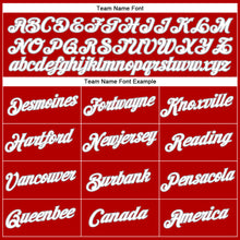 Laden Sie das Bild in den Galerie-Viewer, Custom Women's Red White-Gray V-Neck Cropped Baseball Jersey