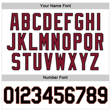 Загрузить изображение в средство просмотра галереи, Custom Women's White Black Crimson-Cream V-Neck Cropped Baseball Jersey