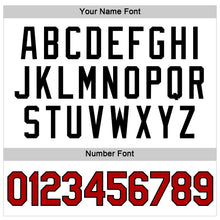 Загрузить изображение в средство просмотра галереи, Custom Women's White Red-Black V-Neck Cropped Baseball Jersey