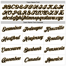 Загрузить изображение в средство просмотра галереи, Custom Women's White Black-Old Gold V-Neck Cropped Baseball Jersey