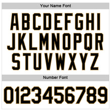 Загрузить изображение в средство просмотра галереи, Custom Women's White Black-Old Gold V-Neck Cropped Baseball Jersey