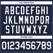 Загрузить изображение в средство просмотра галереи, Custom Women's Navy White V-Neck Cropped Baseball Jersey