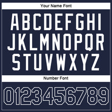 Загрузить изображение в средство просмотра галереи, Custom Women's Navy Navy-White V-Neck Cropped Baseball Jersey