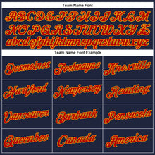 Загрузить изображение в средство просмотра галереи, Custom Women's Navy Red-Gold V-Neck Cropped Baseball Jersey