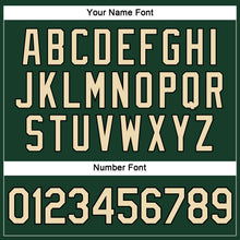 Laden Sie das Bild in den Galerie-Viewer, Custom Women's Green Cream-Black V-Neck Cropped Baseball Jersey