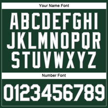 Laden Sie das Bild in den Galerie-Viewer, Custom Women's Green White-Gray V-Neck Cropped Baseball Jersey