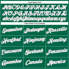 Laden Sie das Bild in den Galerie-Viewer, Custom Women's Kelly Green White-Gray V-Neck Cropped Baseball Jersey