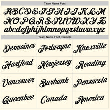 Загрузить изображение в средство просмотра галереи, Custom Women's Cream Black-Crimson V-Neck Cropped Baseball Jersey