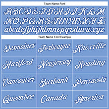 Загрузить изображение в средство просмотра галереи, Custom Women's Light Blue White-Royal V-Neck Cropped Baseball Jersey