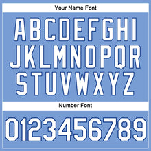 Загрузить изображение в средство просмотра галереи, Custom Women's Light Blue White-Royal V-Neck Cropped Baseball Jersey