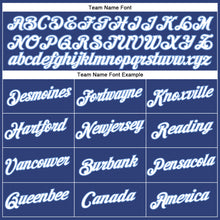 Загрузить изображение в средство просмотра галереи, Custom Women's Royal White-Light Blue V-Neck Cropped Baseball Jersey