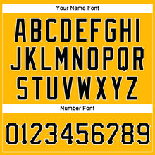 Загрузить изображение в средство просмотра галереи, Custom Women's Gold Black-White V-Neck Cropped Baseball Jersey