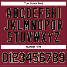 Загрузить изображение в средство просмотра галереи, Custom Women's Crimson Black-Cream V-Neck Cropped Baseball Jersey