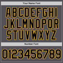 Загрузить изображение в средство просмотра галереи, Custom Steel Gray Black-Gold Performance T-Shirt