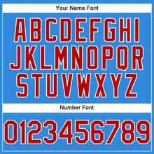 Загрузить изображение в средство просмотра галереи, Custom Electric Blue Red-White Authentic Baseball Jersey