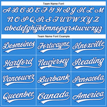 Загрузить изображение в средство просмотра галереи, Custom Electric Blue White-Royal Authentic Baseball Jersey