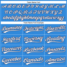 Загрузить изображение в средство просмотра галереи, Custom Electric Blue White-Navy Authentic Baseball Jersey