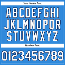 Загрузить изображение в средство просмотра галереи, Custom Electric Blue White-Navy Authentic Baseball Jersey