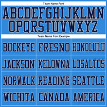 Загрузить изображение в средство просмотра галереи, Custom Powder Blue Navy Gray-Teal Mesh Authentic Football Jersey