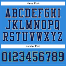 Загрузить изображение в средство просмотра галереи, Custom Powder Blue Navy Gray-Teal Mesh Authentic Football Jersey