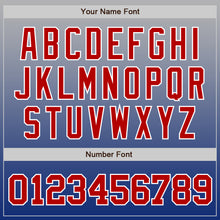 Загрузить изображение в средство просмотра галереи, Custom Gray Red-Royal Authentic Fade Fashion Baseball Jersey