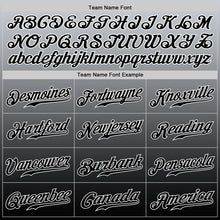 Загрузить изображение в средство просмотра галереи, Custom Gray Black-White Authentic Fade Fashion Baseball Jersey