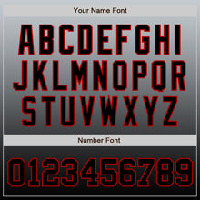 Загрузить изображение в средство просмотра галереи, Custom Gray Black-Red Authentic Fade Fashion Baseball Jersey