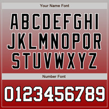 Laden Sie das Bild in den Galerie-Viewer, Custom Gray White-Red Authentic Fade Fashion Baseball Jersey