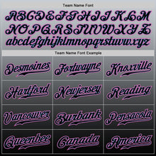 Загрузить изображение в средство просмотра галереи, Custom Gray Pink-Black Authentic Fade Fashion Baseball Jersey