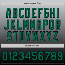Загрузить изображение в средство просмотра галереи, Custom Gray Kelly Green-Black Authentic Fade Fashion Baseball Jersey