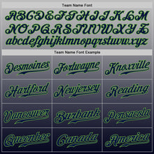 Загрузить изображение в средство просмотра галереи, Custom Gray Neon Green-Navy Authentic Fade Fashion Baseball Jersey