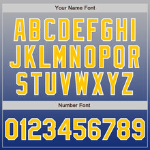 Загрузить изображение в средство просмотра галереи, Custom Gray Gold-Royal Authentic Fade Fashion Baseball Jersey