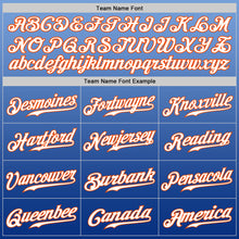 Load image into Gallery viewer, Custom Light Blue White-Royal Authentic Fade Fashion Baseball Jersey