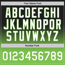 Charger l'image dans la galerie, Custom Navy White-Neon Green Authentic Fade Fashion Basketball Jersey