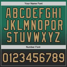 Загрузить изображение в средство просмотра галереи, Custom Kelly Green Old Gold-Black Authentic Fade Fashion Basketball Jersey