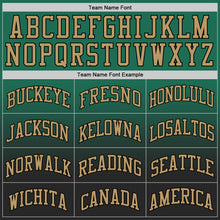 Загрузить изображение в средство просмотра галереи, Custom Kelly Green Old Gold-Black Authentic Fade Fashion Basketball Jersey