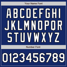 Загрузить изображение в средство просмотра галереи, Custom Royal White-Black Authentic Fade Fashion Baseball Jersey