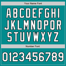 Load image into Gallery viewer, Custom Aqua White-Teal Authentic Fade Fashion Baseball Jersey