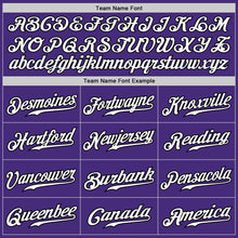 Загрузить изображение в средство просмотра галереи, Custom Purple White-Black Authentic Fade Fashion Baseball Jersey